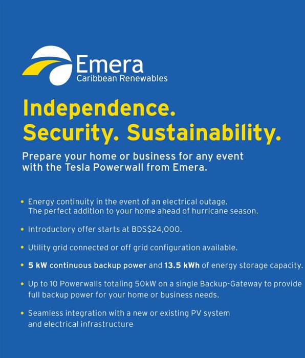 Tesla Powerwalls from Emera